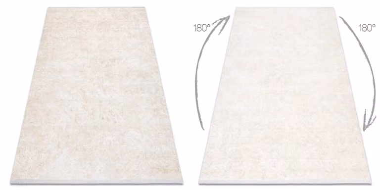 RugsX Duke Abstract Yellow Rug with High-Low Effect and Fringes, W: 120 cm, L: 170 cm
