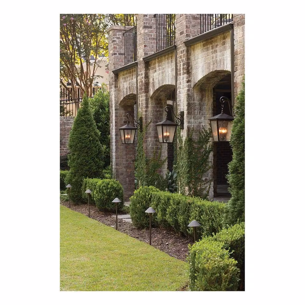Netlighting Trellis Large Regency Outdoor Wall Lantern in Bronze and Brown, IP44, 4x E14 – 2