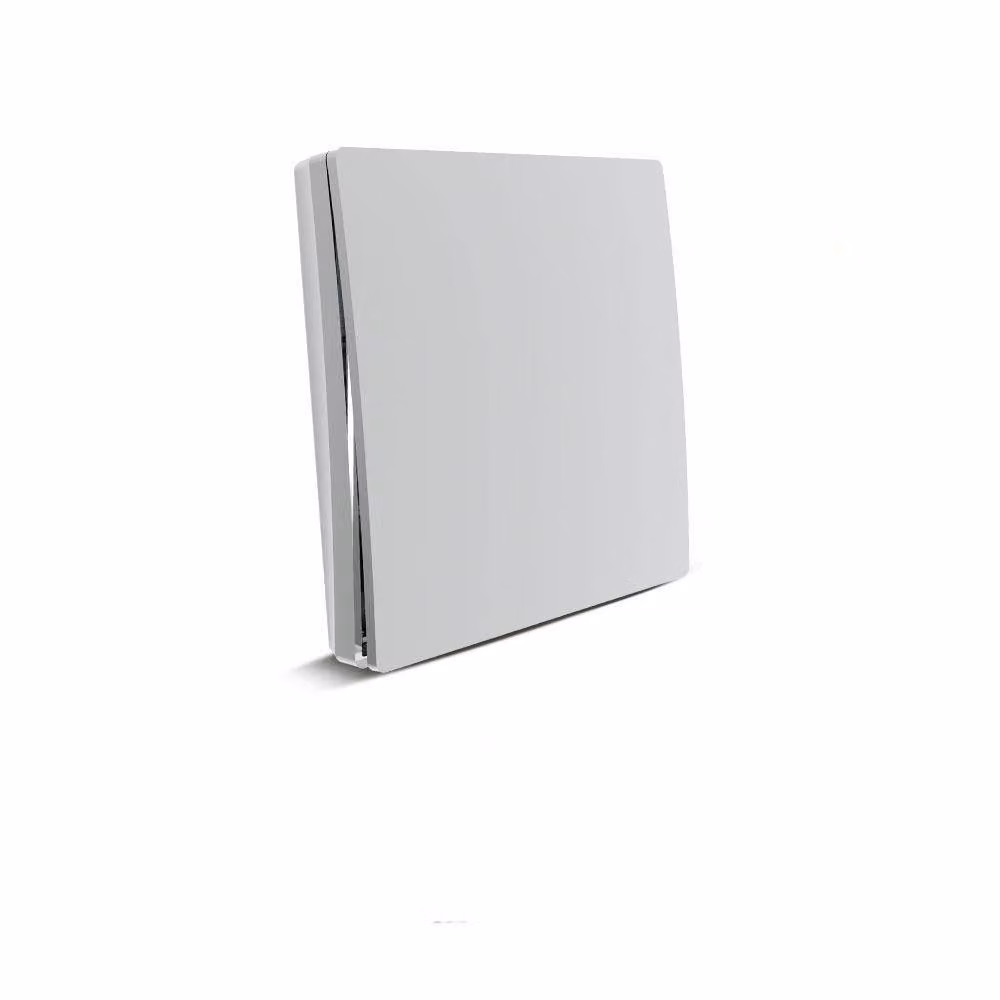 ENER-J Wireless Kinetic 1 Gang Wall Switch in Silver, IP67 Rated – 2