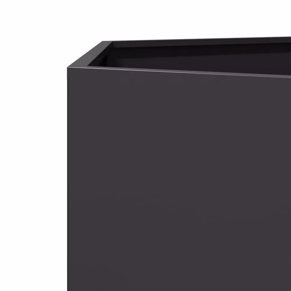 Berkfield Home Durable Steel Hexagon Garden Planter, Black, W: 104 cm, D: 90 cm, H: 45 cm – 5