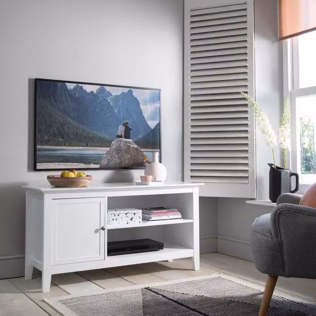 Noa and Nani Modern Matt White Living Room Sideboard