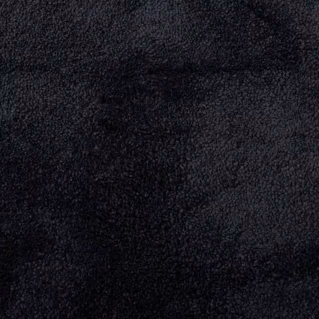 Berkfield Home Oviedo Short Pile Square Rug, Black, W/D: 120 x 120 cm – 1
