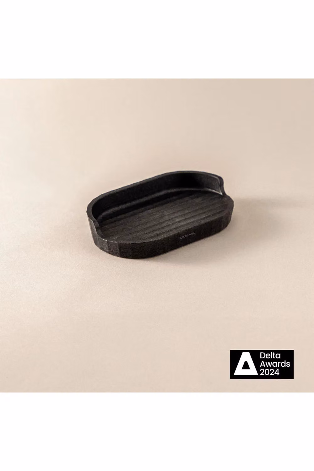 Cosmic Avenir Rectangular Plastic Soap Dish in Black – 2