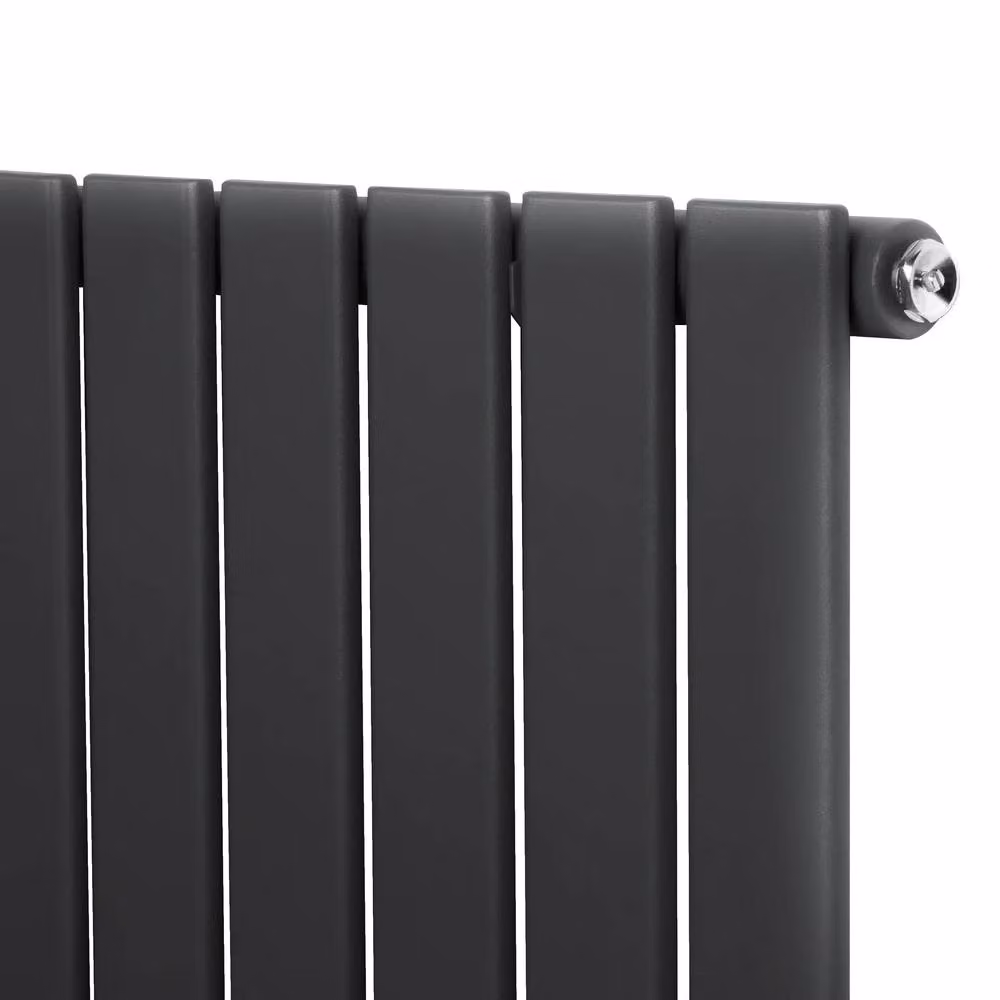 Monstershop Flat Single Column Steel Radiator in Anthracite Grey, H 180 cm x W 56 cm – 8