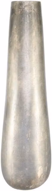 KDMD Antique Silver Poseidon Metal Tabletop Vase, Height: 58 cm, Width: 17 cm – 1
