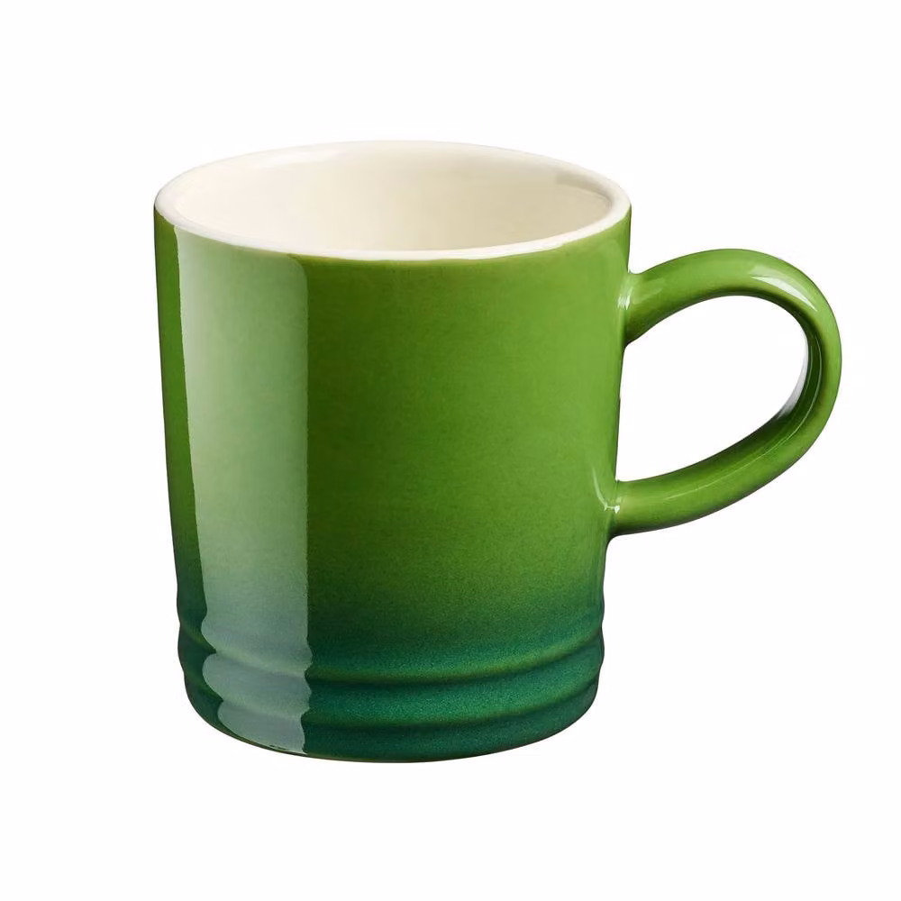 Cooks Professional 4 Piece Stoneware Tea and Coffee Mug Set, Green, 240ml per mug – 2