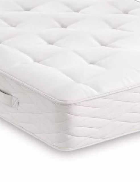 M&S 1050 Pocket Spring Firm Ortho Mattress, White, W: 140 cm, L: 200 cm
