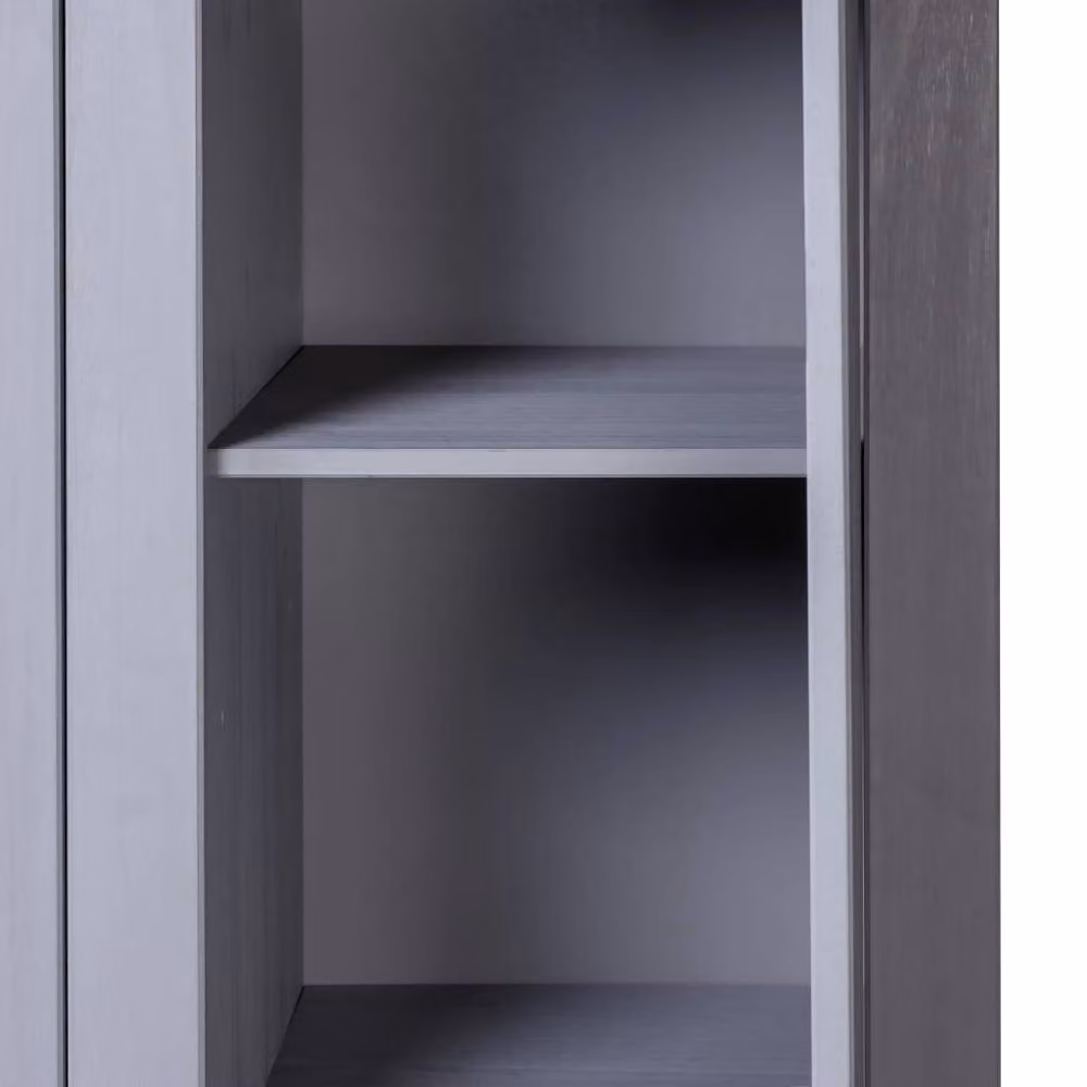 Berkfield Home Panama Range 3-Door Grey Pine Wardrobe W/D/H: 118 x 50 x 171.5 cm – 4