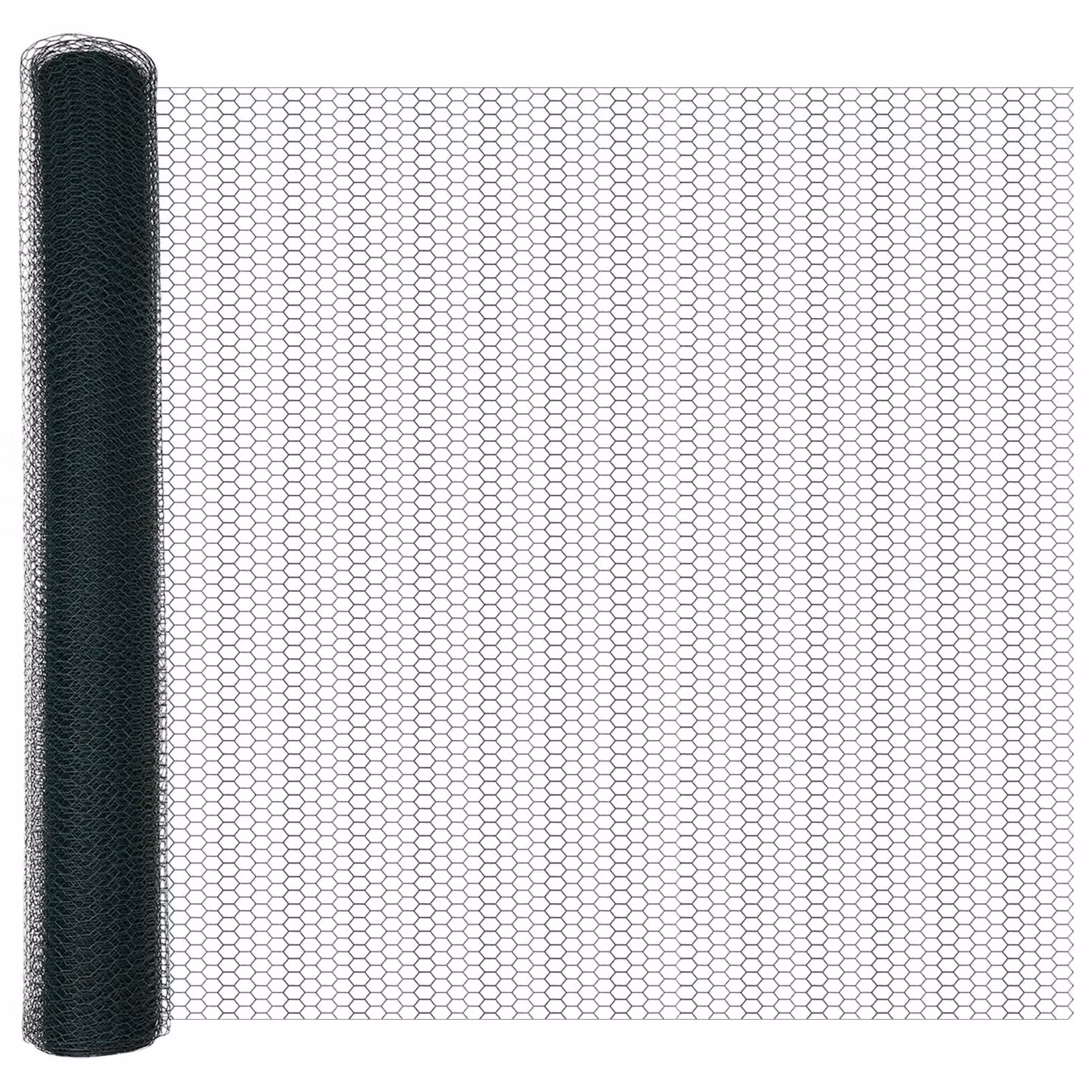 Berkfield Home Green Steel Hexagon Fence, H 0.8 m x W 25 m – 3