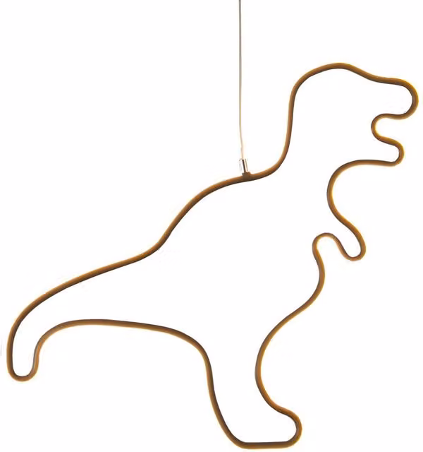 LED T-rex Suspended Pendant Light in Grey