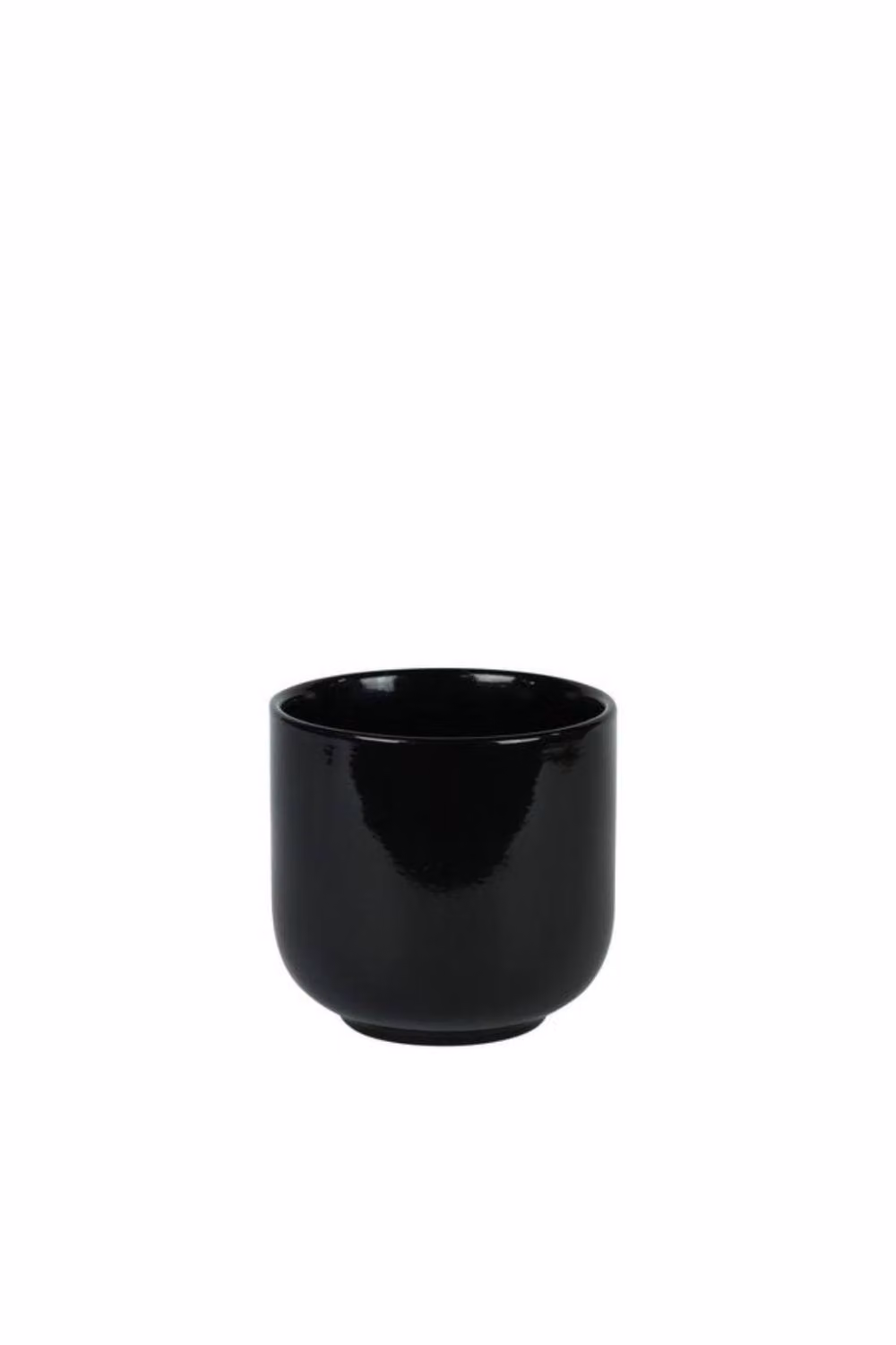 KDMD Hortus Havana Glossy Black Ceramic Pot, 3 Pack, Diameter: 13 cm, Height: 14 cm – 2