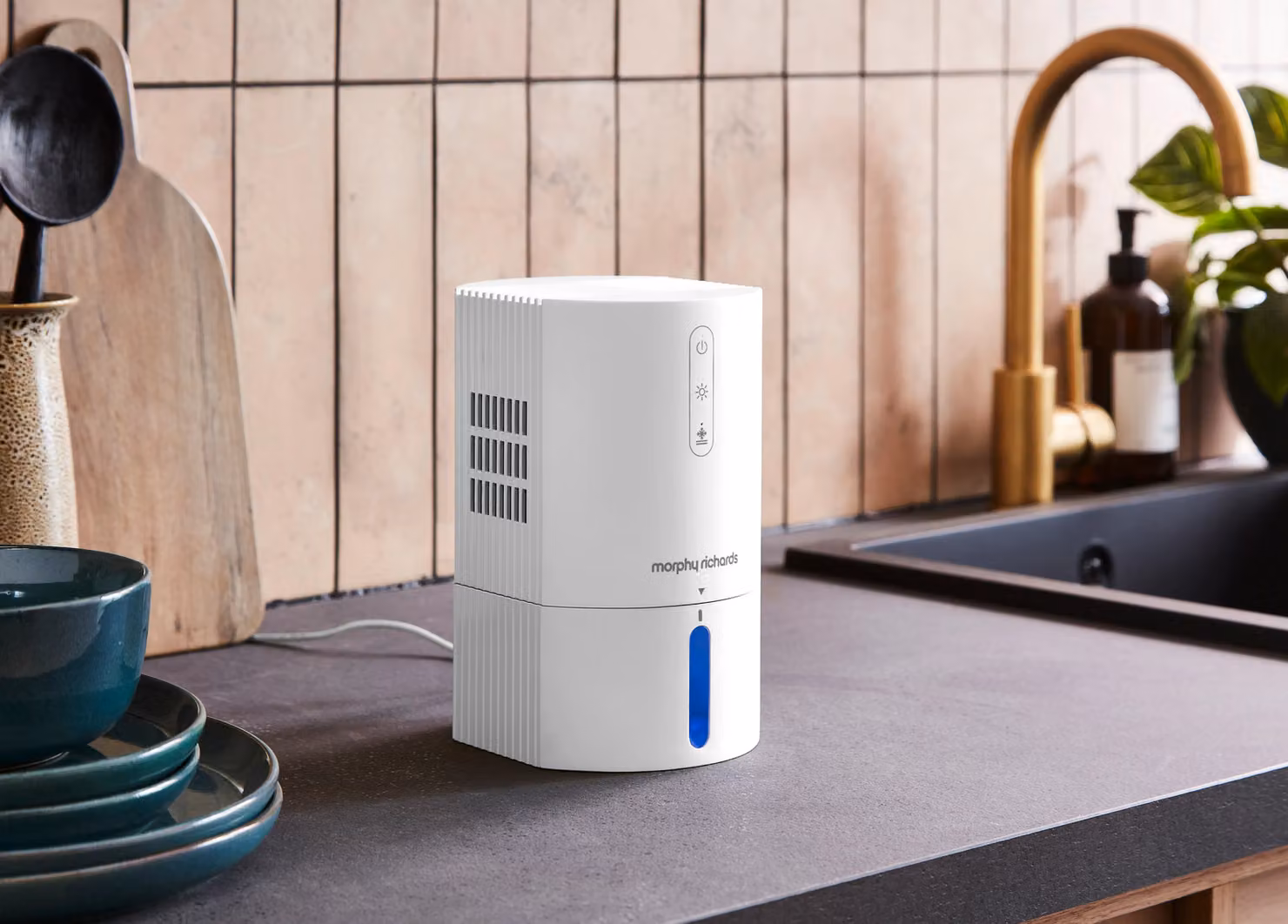 Morphy Richards PureFresh 0.9L Dehumidifier in White – 3