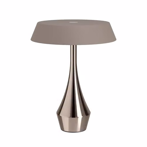 Eglo Turcio Rechargeable LED Portable Outdoor Table Lamp in Bronze