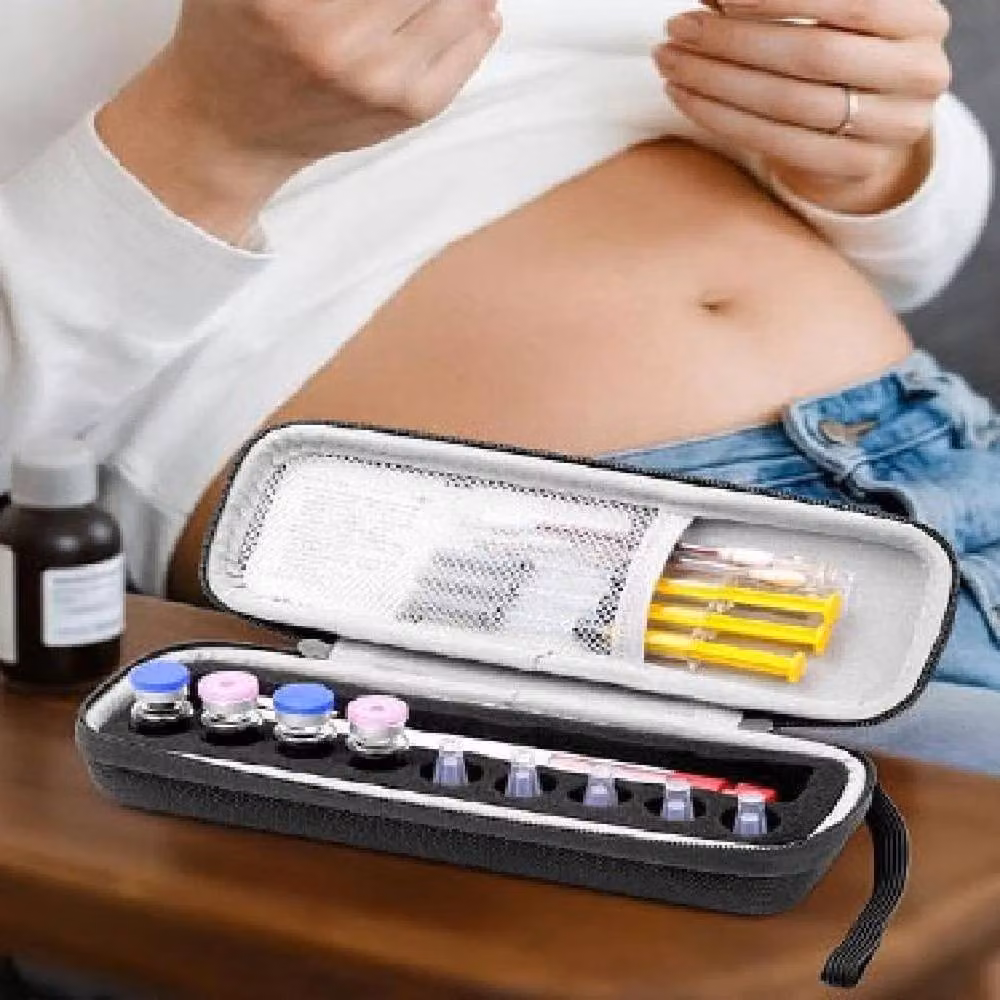 KORVIXA 9 Slot Insulin Vial Storage Case in Black – 5