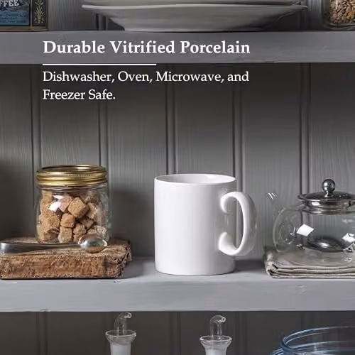 WM Bartleet & Sons White Porcelain 1 Pint Mug – 5
