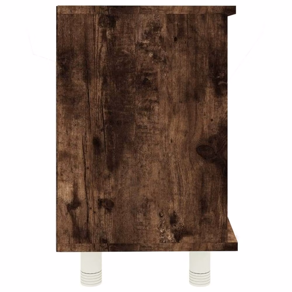 Berkfield Home Smoked Oak Bathroom Cabinet, Brown, W/D/H: 60 x 32 x 53.5 cm – 4