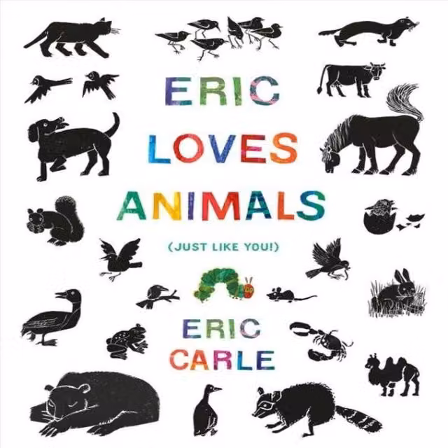 Eric Carle Eric Loves Animals Multicolour Hardback Paper Book