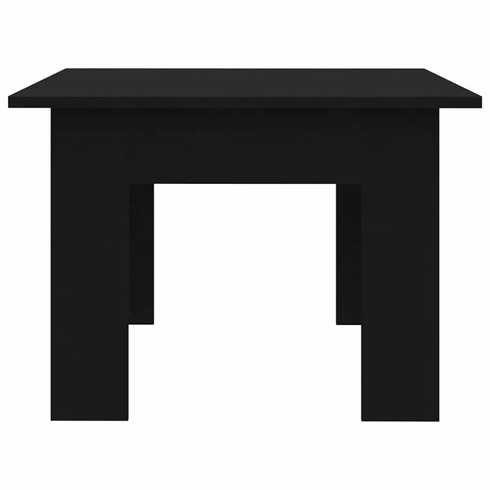 Berkfield Home Modern Black Coffee Table in Matt MDF, W: 100 cm, D: 60 cm, H: 42 cm – 4
