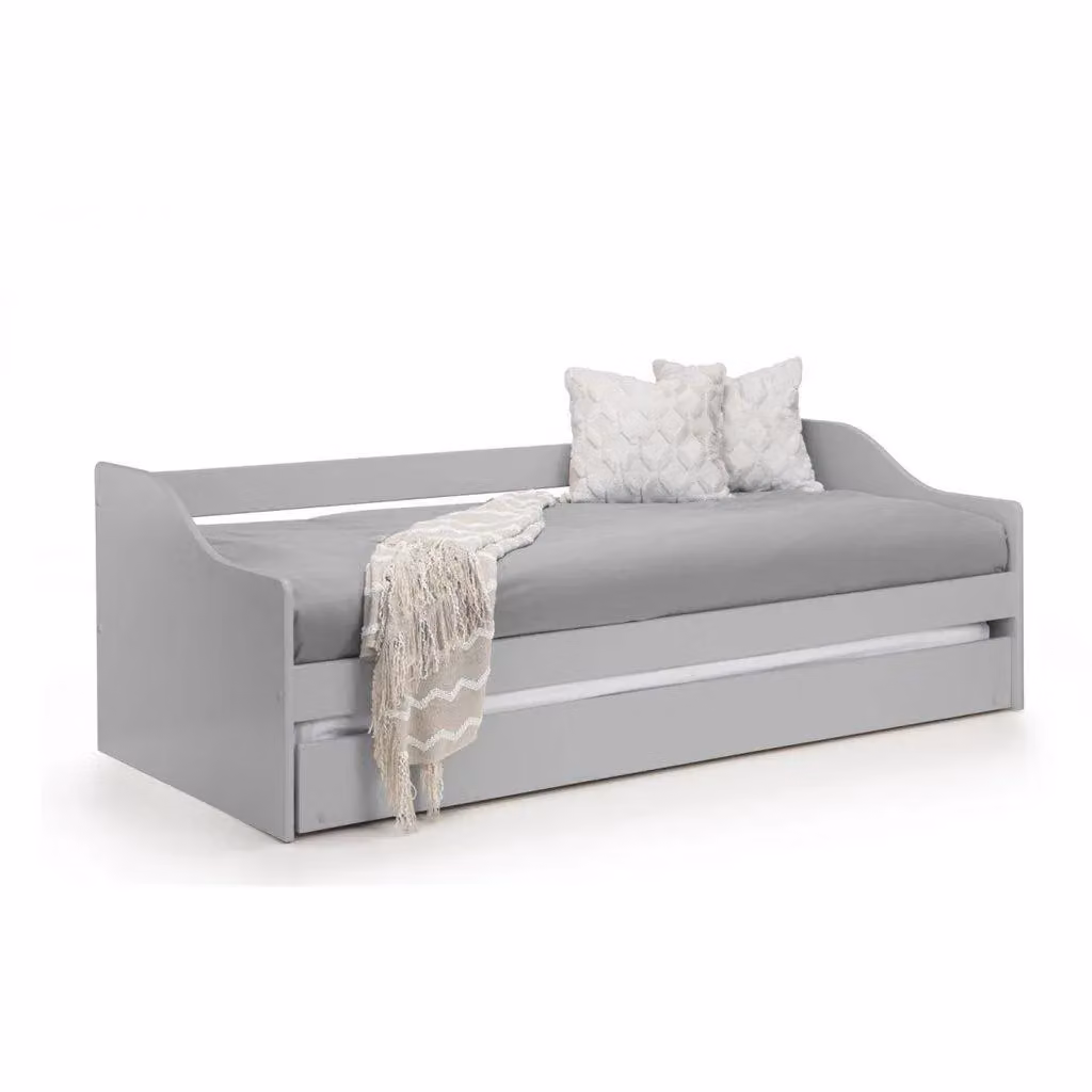 Ashfield Premier Single Day Bed with Pull Out Bed and Drawers in Dove Grey – 2