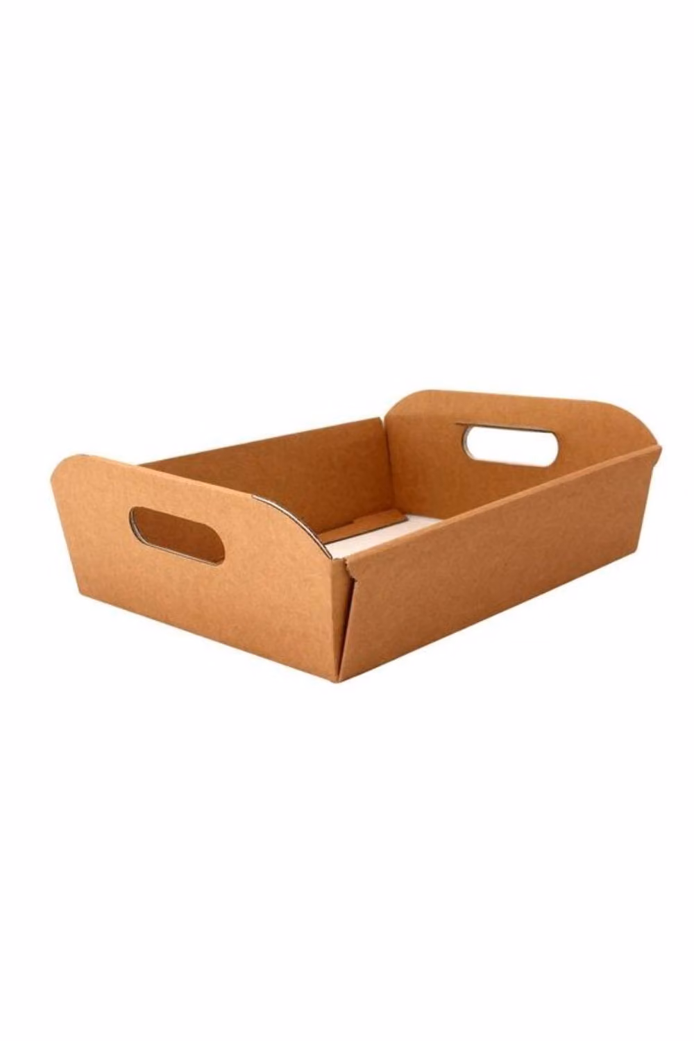 KDMD Natural Kraft Hamper Box, 3 Pack, Brown/Beige, 34.5 cm – 2