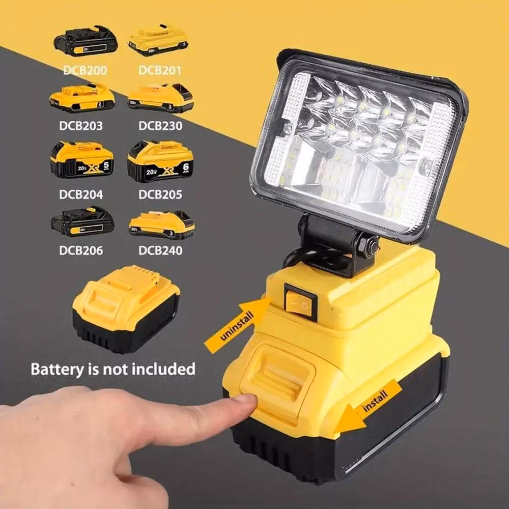 SPETLEK 3 inch Yellow LED Work Floodlight with 18 SMD LEDs – 3