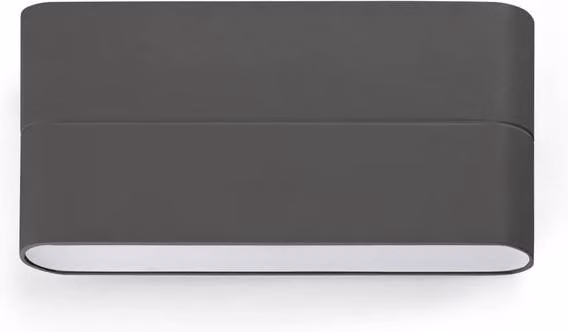 Netlighting Aday LED Outdoor Up and Down Wall Light in Dark Grey, IP54 Rated