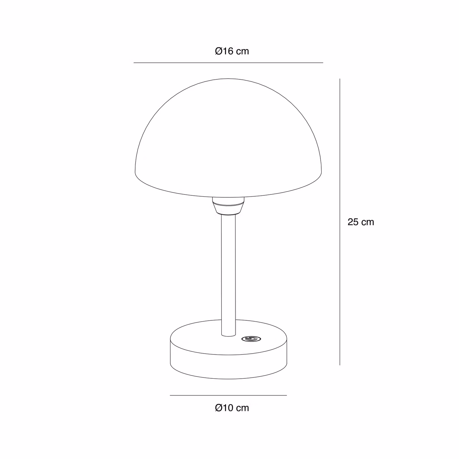 Nordlux Ellen Rechargeable LED Outdoor Portable Table Lamp, Green, IP44 – 5