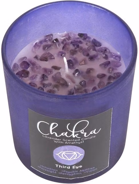 Something Different Lavender Third Eye Chakra Scented Candle in Purple – 1