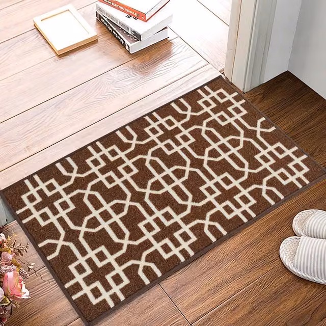 Smart Living Siam Non Slip Gel Mat, Brown and Beige, W: 40 cm, D: 60 cm
