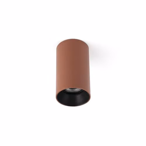 Netlighting Stan Surface Mounted Cylinder Downlight in Terracotta – 1