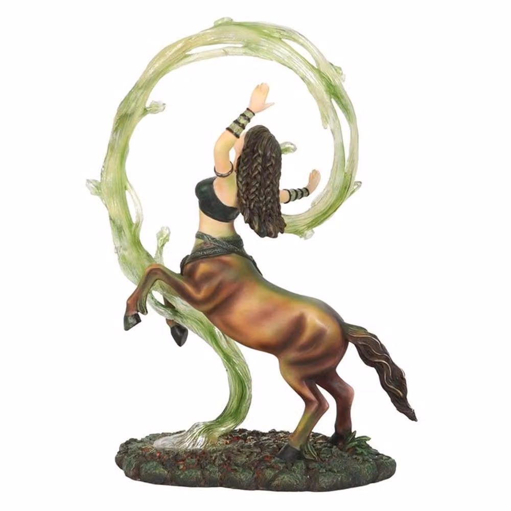 Uniqueful Earth Elemental Sorceress Figurine by Anne Stokes in Green and Multicolour – 2