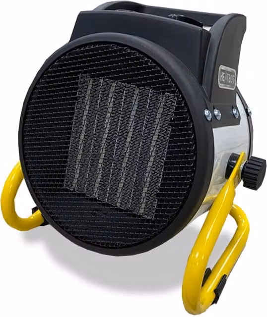Autojack PTC Portable Electric Ceramic Fan Heater Space Warmer, 2kW, White