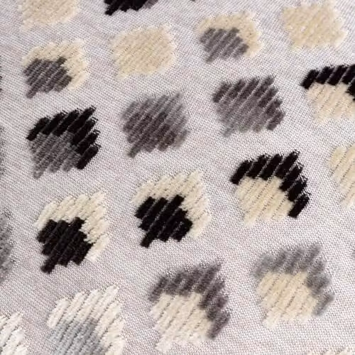 Paoletti Lexington Geometric Velvet Cushion in Grey and Black, W/H: 60 x 40 cm – 2