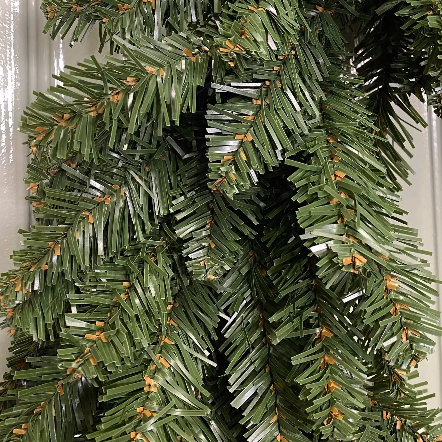 Samuel Alexander Plain Green Christmas Wreath, Diameter: 60 cm – 4
