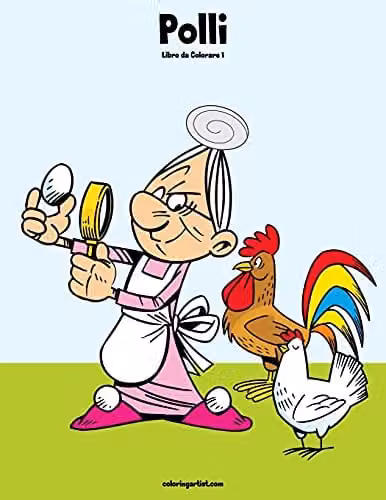 Polli Libro da Colorare 1: Volume 1 Colouring Book for Children by Createspace, Multicolour