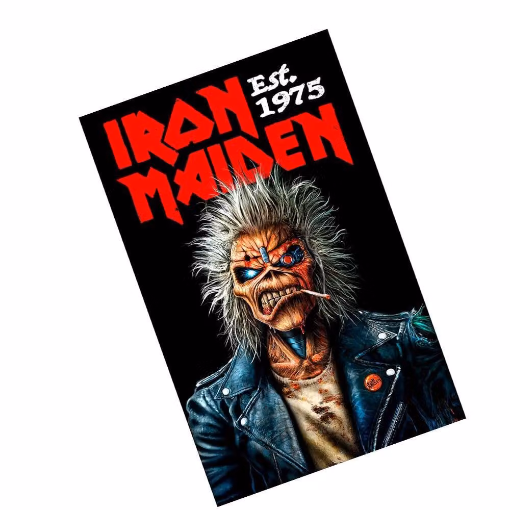 Iron Maiden Est 1975 Claw Poster in Black – 2