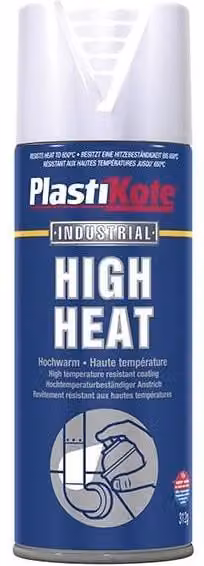Plastikote High Heat Opaque Black Paint 400 ml