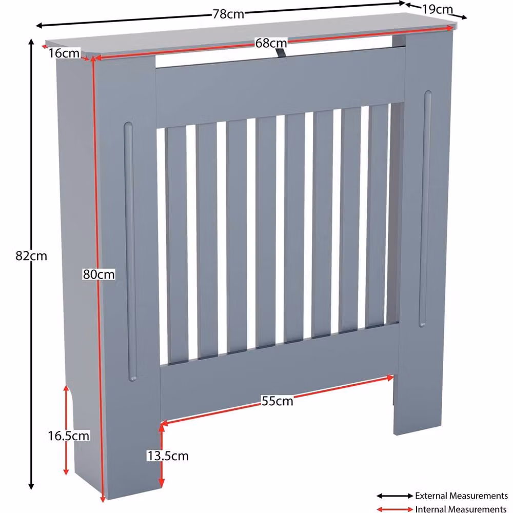 SPETLEK Grey MDF Cabinet Slats, W: 82 cm, H: 78 cm, D: 19 cm – 2