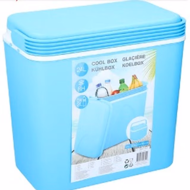 UMKY Leakproof Plastic Cooler Box, 24 l, Light Blue