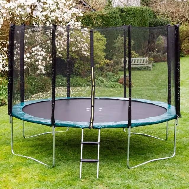 Kanga 14ft Trampoline Package in Green