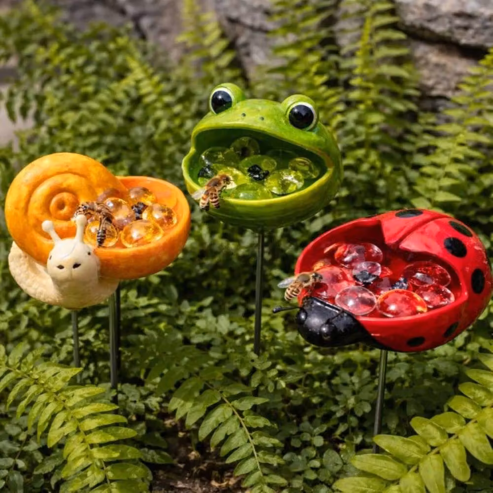Quipulse Red Animal-shaped Rustic Garden Ornaments – 2