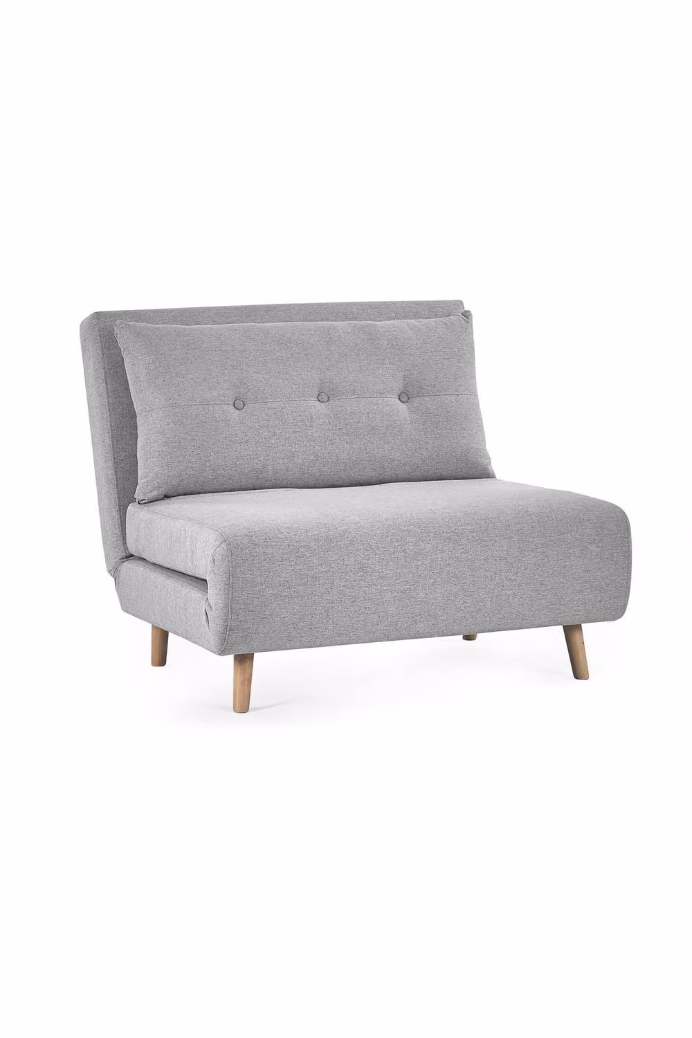Julian Bowen Rowan Grey Fabric Upholstered Chair Bed – 2