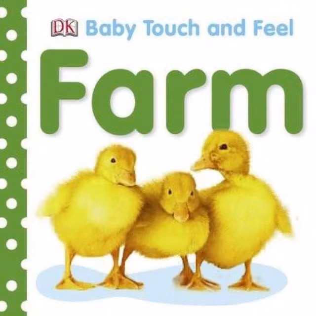 DK Baby Touch and Feel Farm Board Book, Multicolour