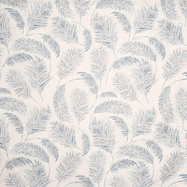 Prestigious Textiles Pampas Grass Fabric in Bluebell