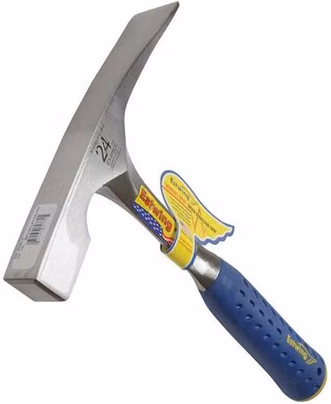 Estwing E3/24Bl Brick Hammer with Blue Vinyl Grip, 680g