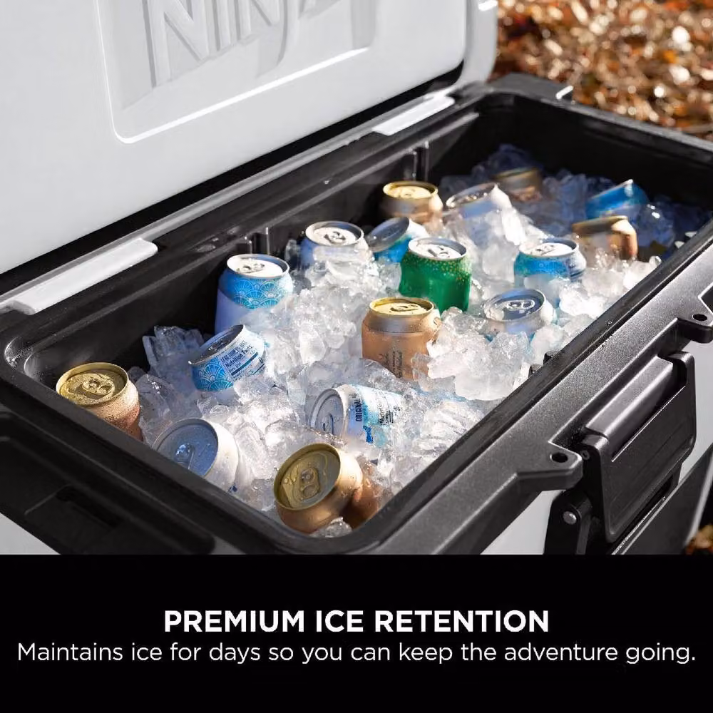 Ninja FrostVault 61L Wheeled Cooler with Dry Zone FB265EUUK in White – 6
