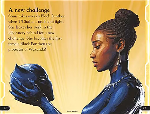 DK Marvel Black Panther Shuri Defender of Wakanda (DK Readers Level 2) Multicolour Paper Book – 5