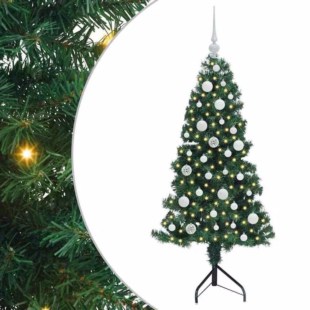 Berkfield Home Green Freestanding Artificial Christmas Tree, Height: 120 cm – 2