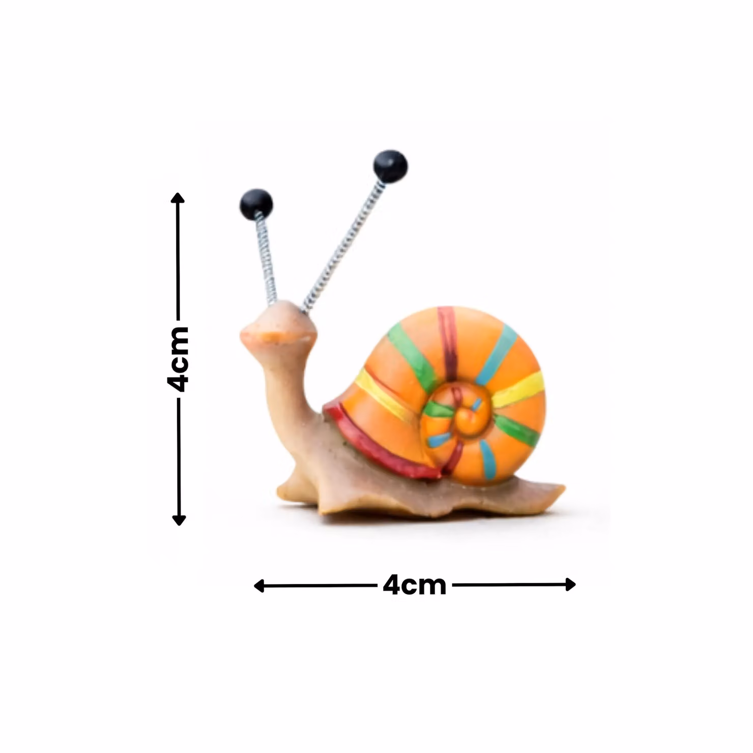 Marco Paul Pack of 4 Multicoloured Snail Garden Ornaments – 2
