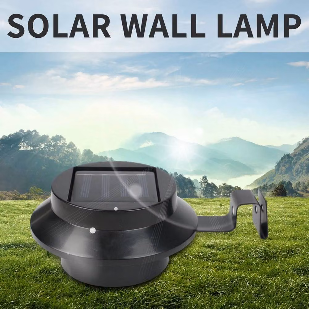 EONLION 4-Piece Solar Powered LED Gutter Lights in Black, 100 cm – 3